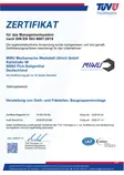 Vorschau Zertifikat ISO9001 deutsch